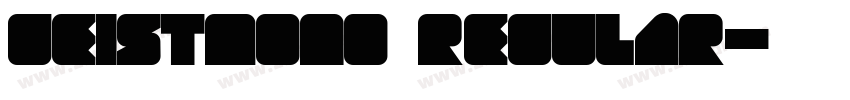 GeistMono regular字体转换